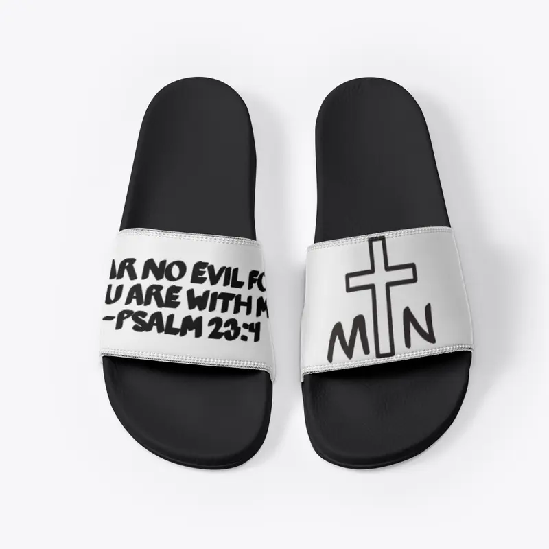 Comfy Slides with Bible Quote 